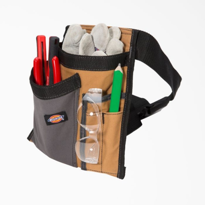 Dickies 5-Pocket Lucru Apron with Tool Pouch Maro | LRMC9555