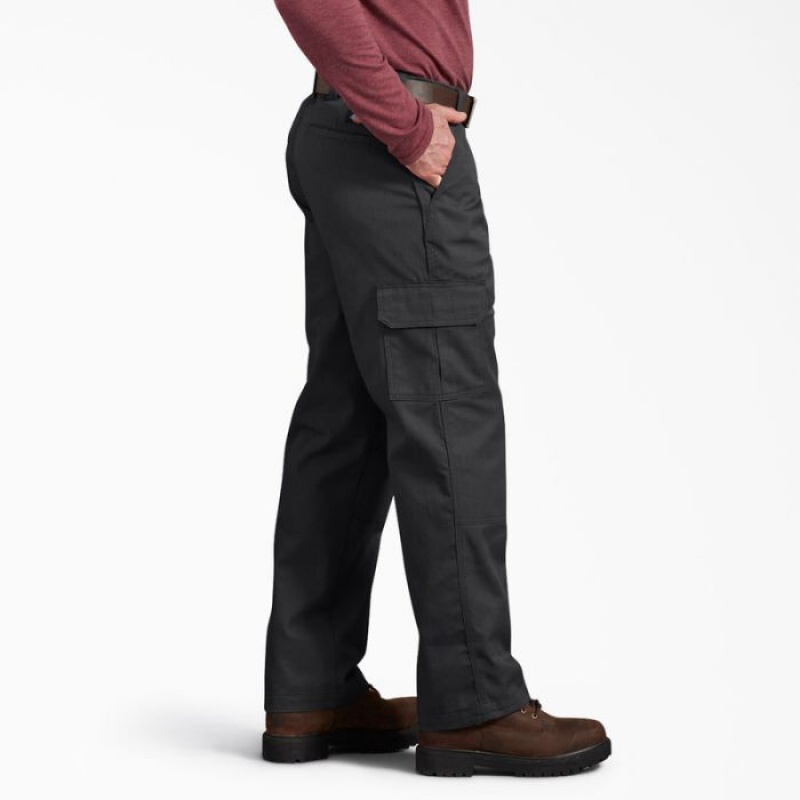 Dickies Active Talie Regular Fit Cargo Pants Negrii | UOSX5344
