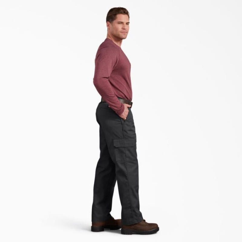 Dickies Active Talie Regular Fit Cargo Pants Negrii | UOSX5344