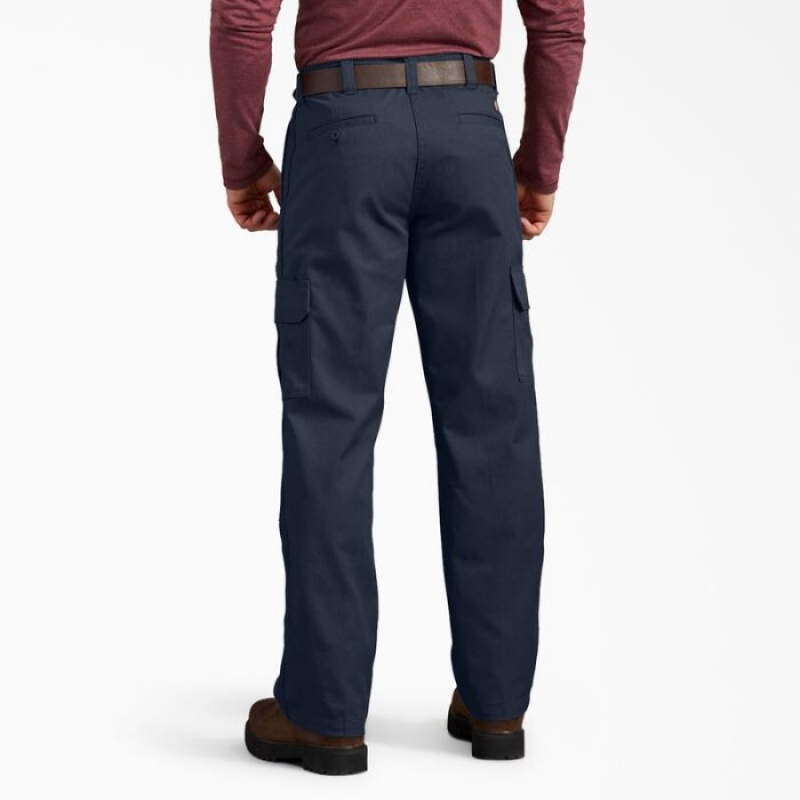 Dickies Active Talie Regular Fit Cargo Pants Bleumarin | XUKM4323
