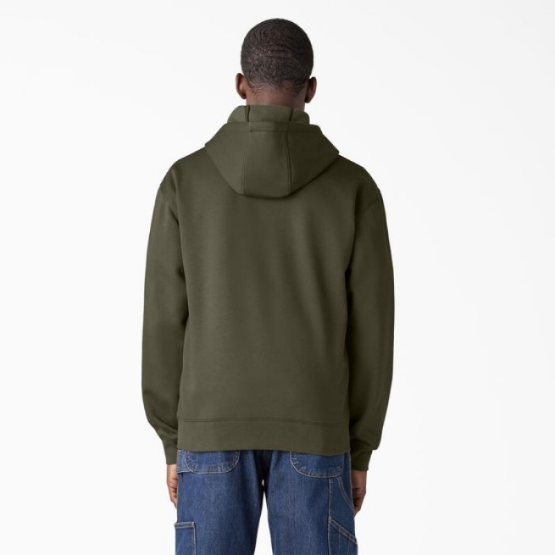 Dickies Apa Repellent Camo Logo Hoodie Verzi | OXMR0412