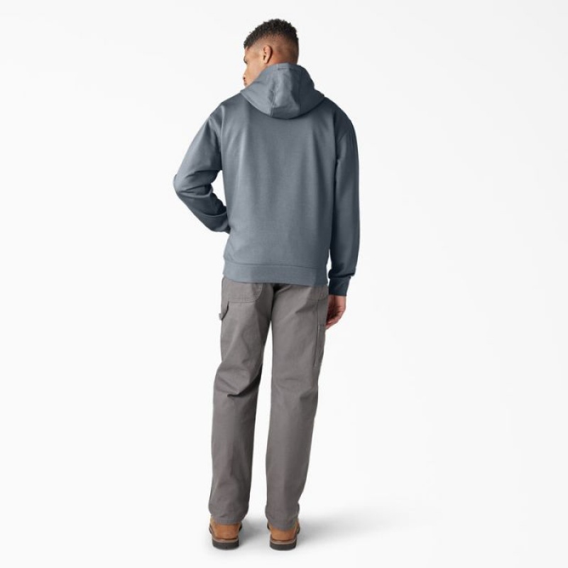 Dickies Apa Repellent Logo Sleeve Hoodie Stormy Weather | GKWH4765