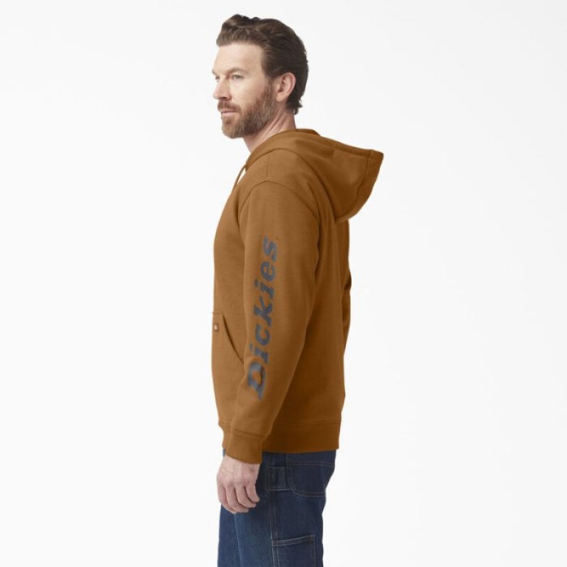 Dickies Apa Repellent Logo Sleeve Hoodie Maro | GDHP5190