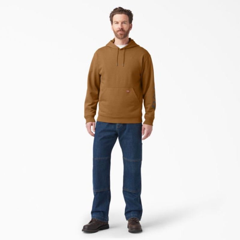 Dickies Apa Repellent Logo Sleeve Hoodie Maro | GDHP5190