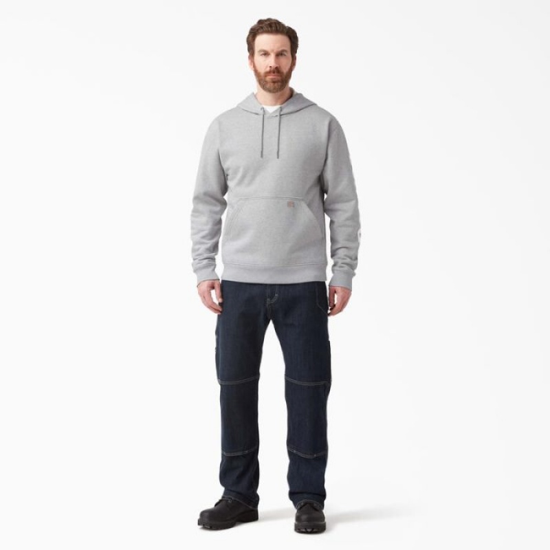 Dickies Apa Repellent Logo Sleeve Hoodie Gri | GBCF4251