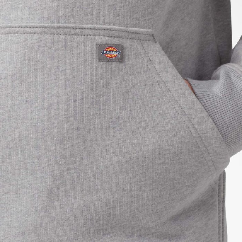 Dickies Apa Repellent Logo Sleeve Hoodie Gri | GBCF4251