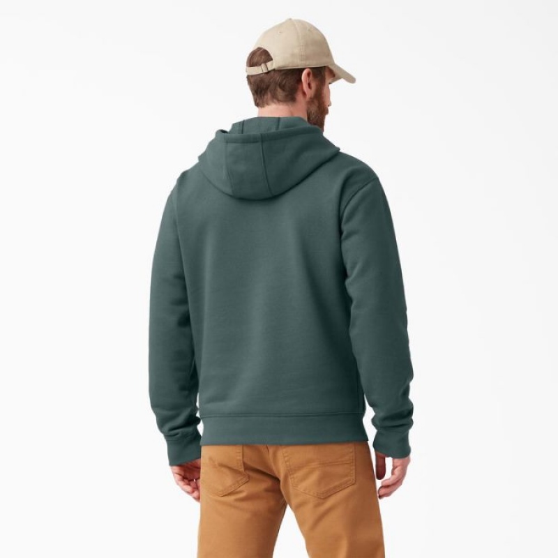 Dickies Apa Repellent Logo Sleeve Hoodie Verzi | CSXC6546