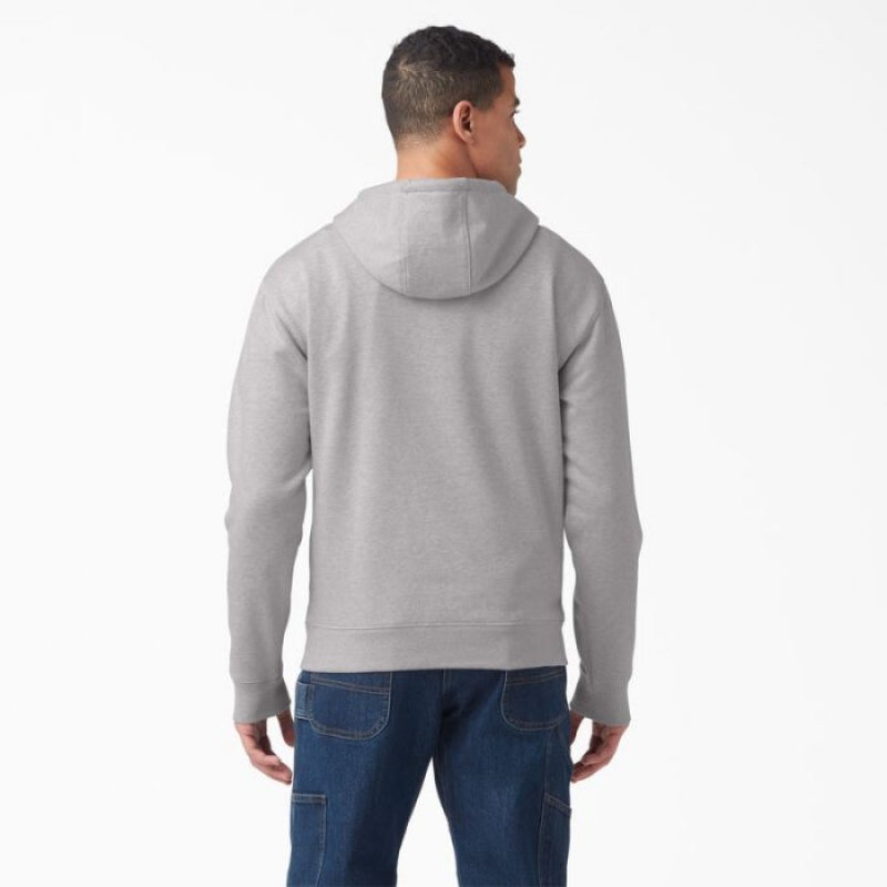 Dickies Apa Repellent Tri-Color Logo Hoodie Gri | FIAS8973