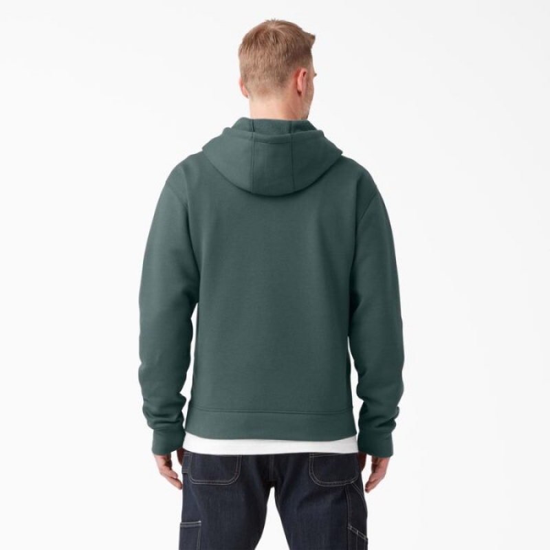 Dickies Apa Repellent Tri-Color Logo Hoodie Verzi | VICK3064