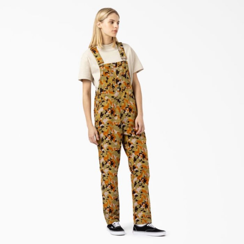 Dickies Artondale Duck Bib Overalls Camuflaj | CMBX3900