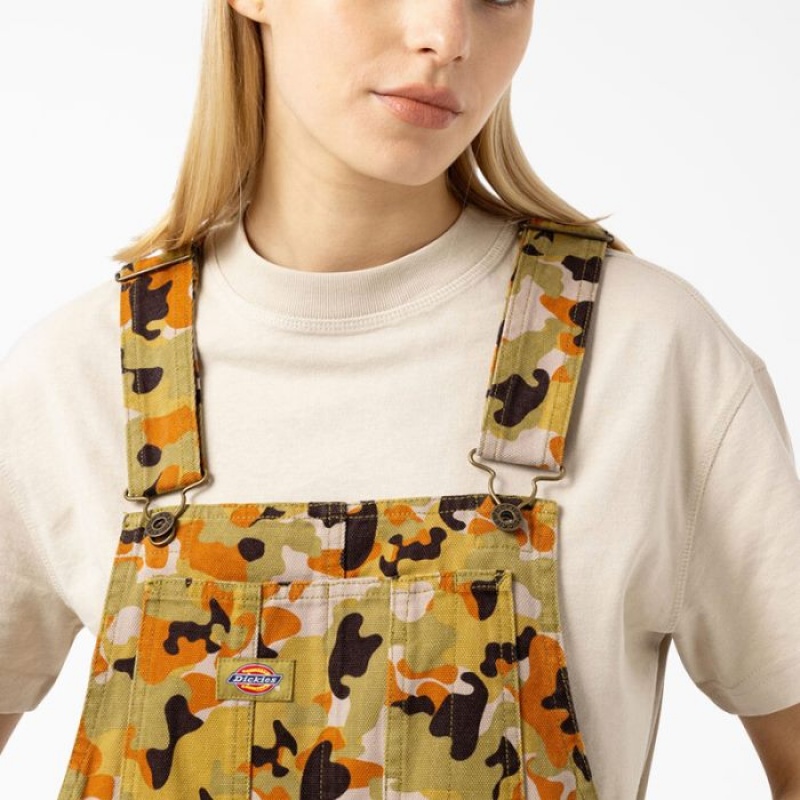 Dickies Artondale Duck Bib Overalls Camuflaj | CMBX3900
