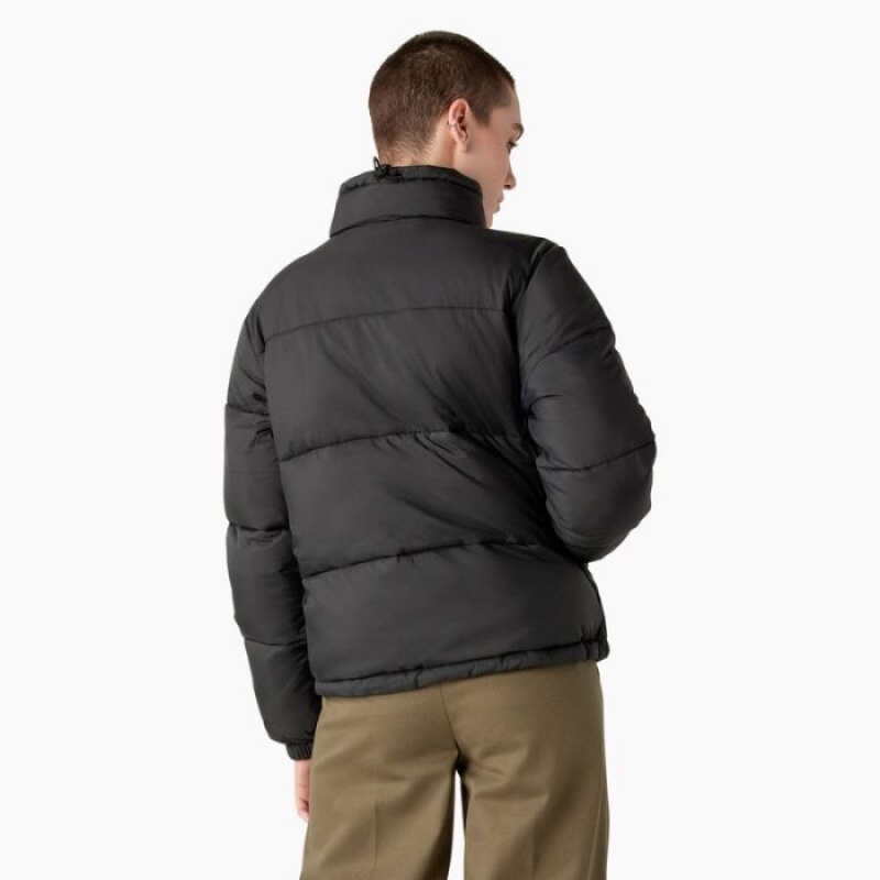 Dickies Atlanta Puffer Jacket Negrii | WVGU1817