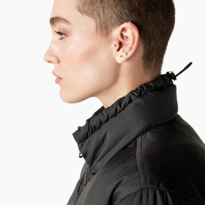 Dickies Atlanta Puffer Jacket Negrii | WVGU1817