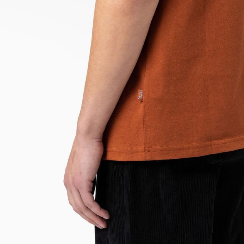 Dickies Back Logo Grafice T-Shirt Maro | ZOAP1989