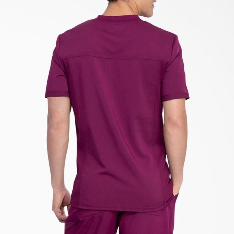 Dickies Balance V-Neck Scrub Top with Patch Pockets Visinii | ZAKQ4551