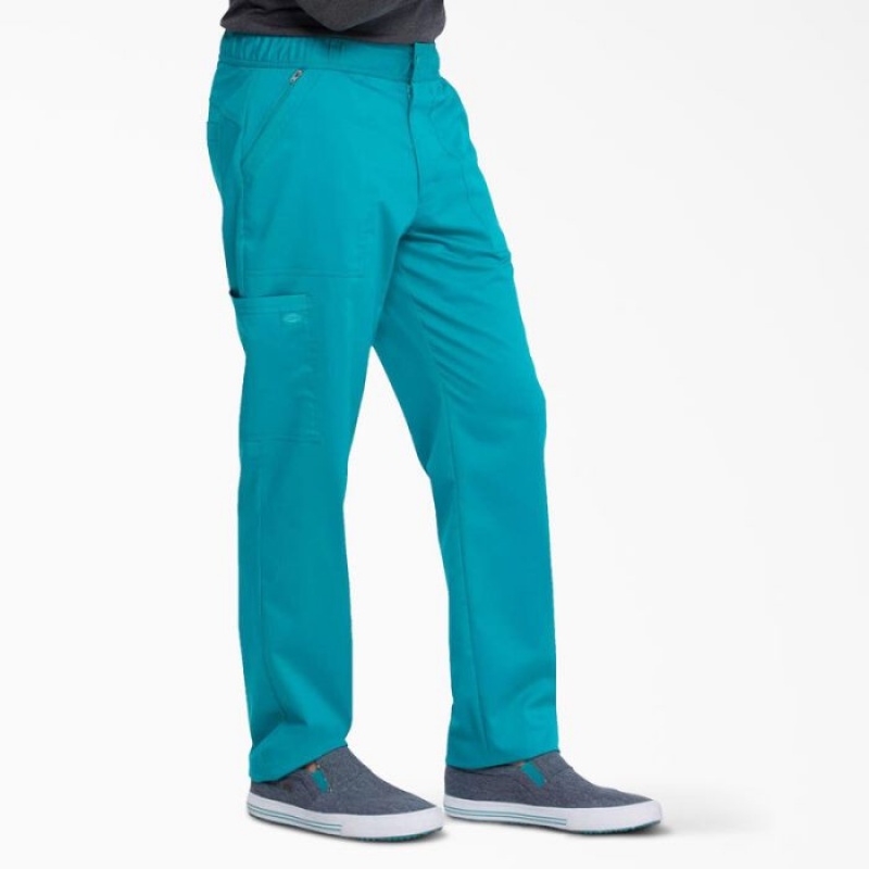Dickies Balance Zip Fly Scrub Pants Turcoaz | KQQI7430