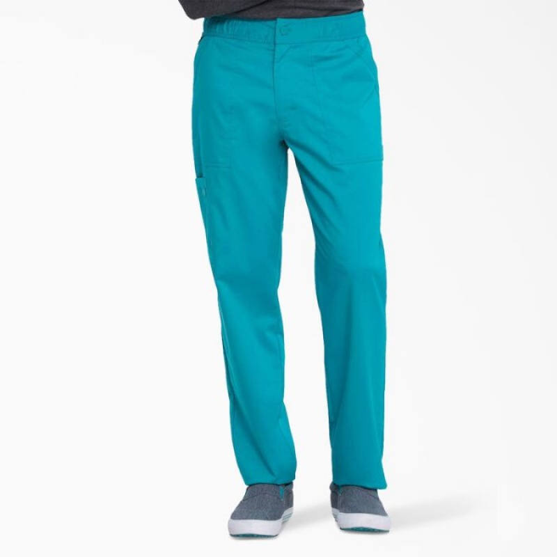 Dickies Balance Zip Fly Scrub Pants Turcoaz | KQQI7430