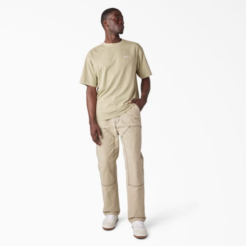 Dickies Bandon Scurte Sleeve T-Shirt Maro Albastru Deschis | JGGF4310
