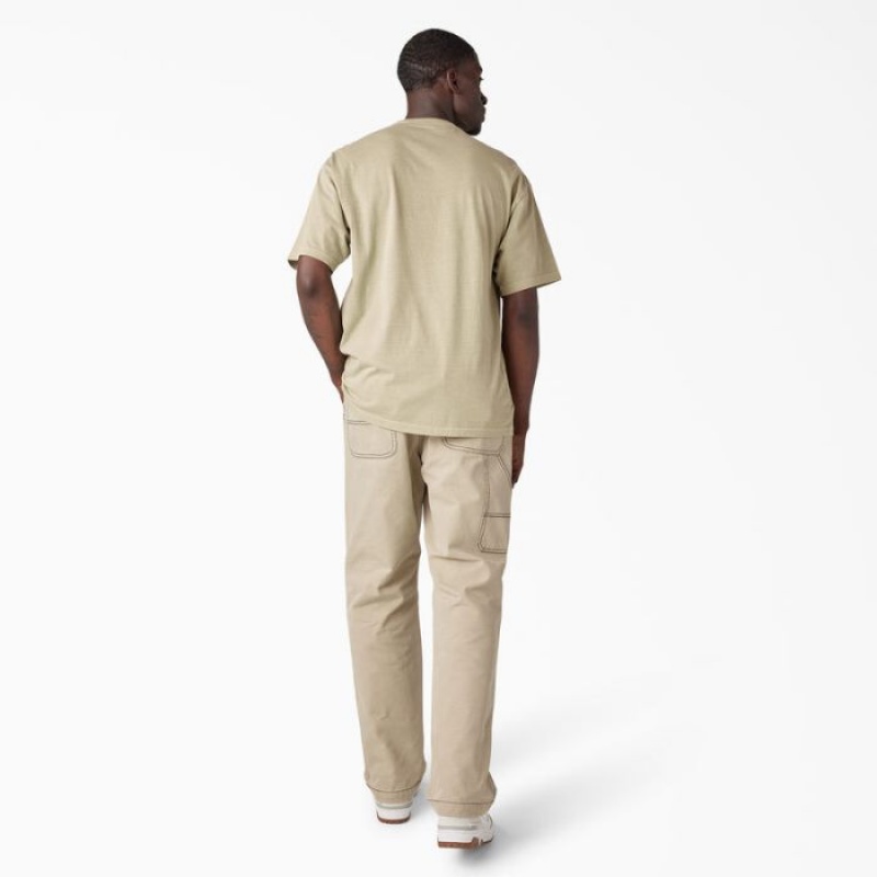 Dickies Bandon Scurte Sleeve T-Shirt Maro Albastru Deschis | JGGF4310