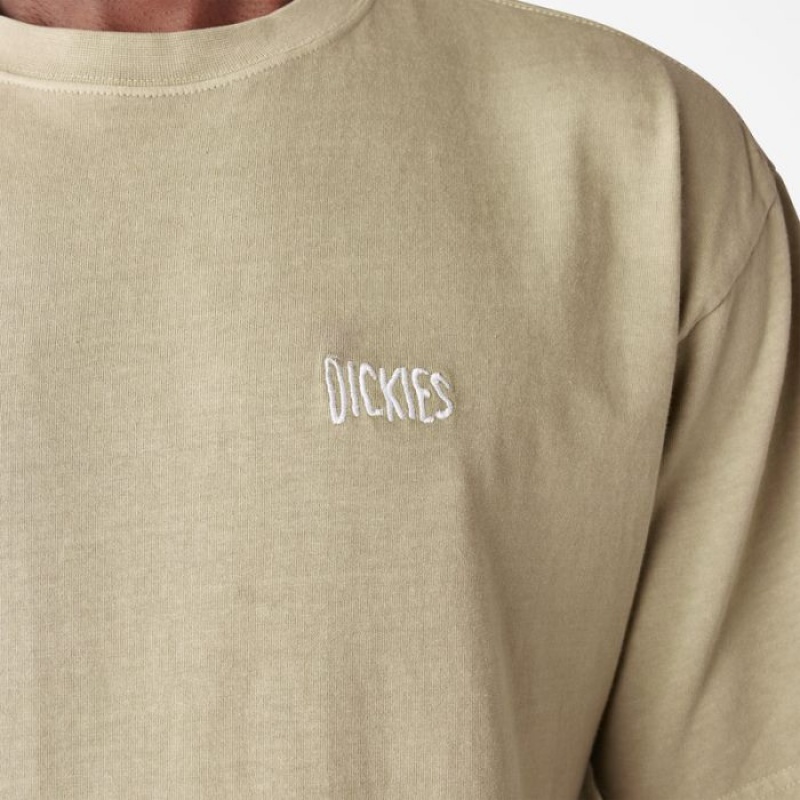 Dickies Bandon Scurte Sleeve T-Shirt Maro Albastru Deschis | JGGF4310