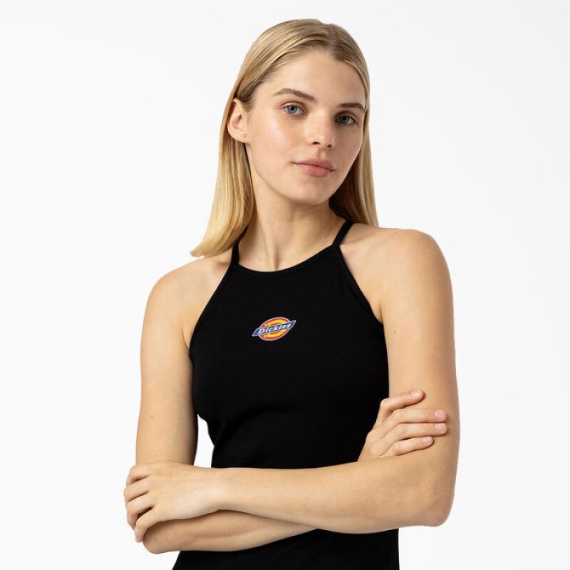 Dickies Chain Lake Tank Rochie Negrii | ECVX4535