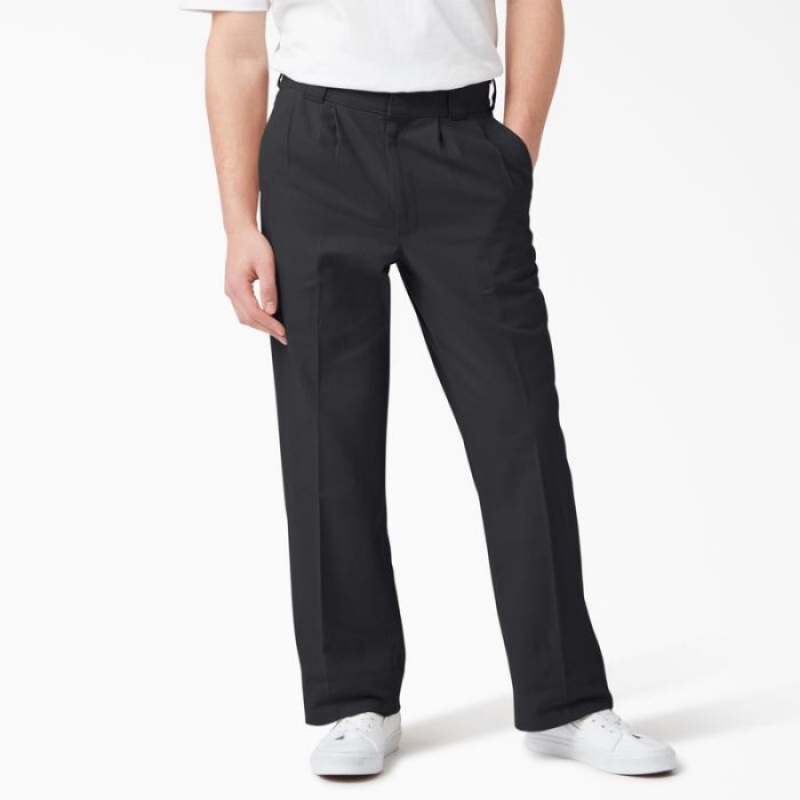 Dickies Chatom Regular Fit Tapered Leg Pants Negrii | VBRU2031