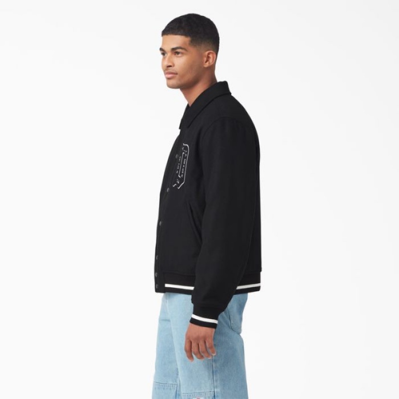 Dickies Collegiate Jacket Negrii | NPDN4655
