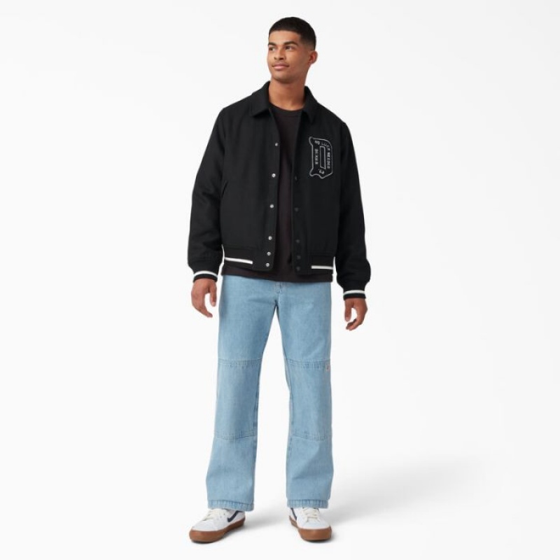 Dickies Collegiate Jacket Negrii | NPDN4655