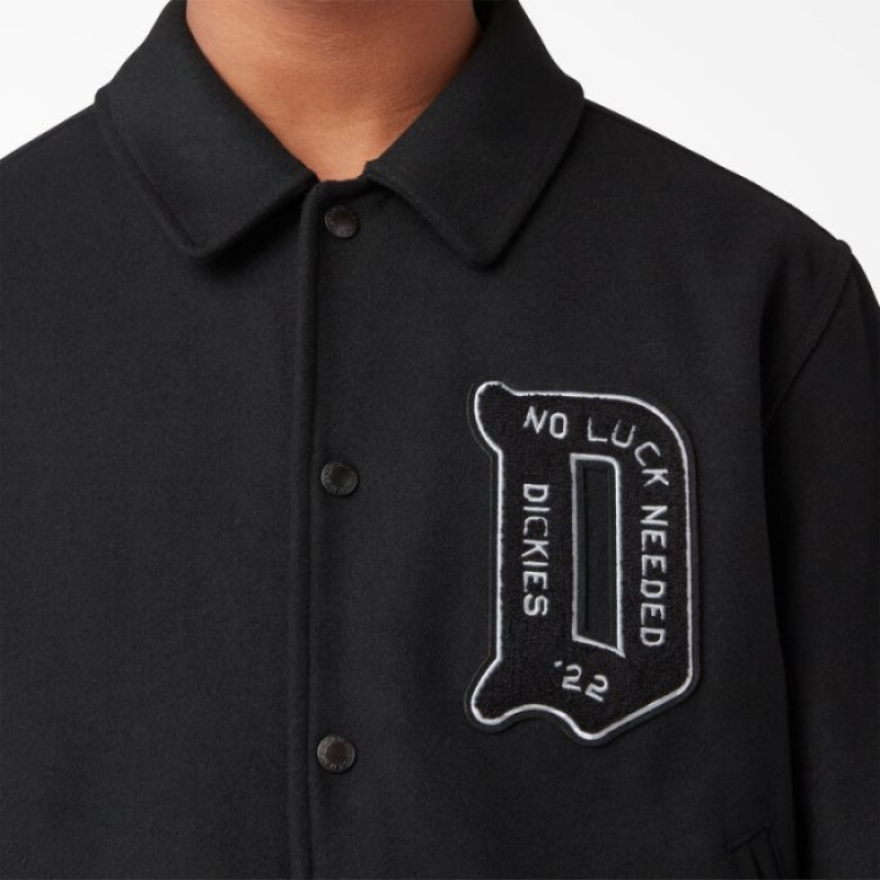 Dickies Collegiate Jacket Negrii | NPDN4655