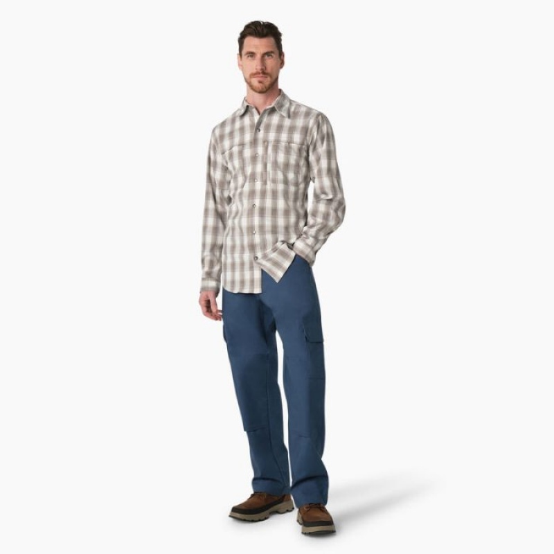 Dickies Cooling Long Sleeve Lucru Shirt Gri | KZUL1483
