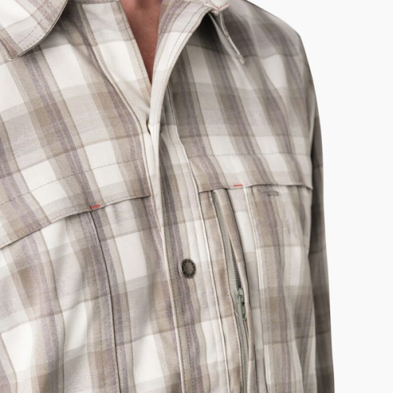 Dickies Cooling Long Sleeve Lucru Shirt Gri | KZUL1483