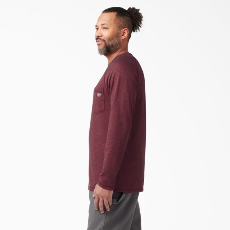 Dickies Cooling Long Sleeve Pocket T-Shirt Visinii | MUEP0709