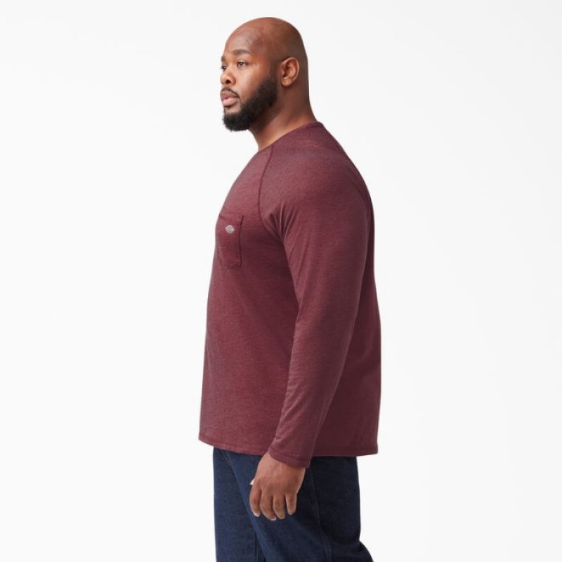 Dickies Cooling Long Sleeve Pocket T-Shirt Visinii | MUEP0709