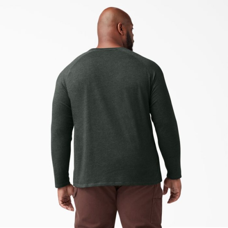 Dickies Cooling Long Sleeve Pocket T-Shirt Verzi | DUCX2292