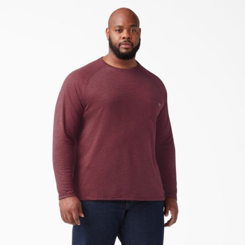 Dickies Cooling Long Sleeve Pocket T-Shirt Visinii | JLTC8881