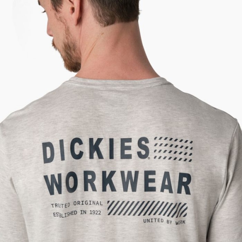 Dickies Cooling Performance Grafice T-Shirt Gri | CYLZ0276
