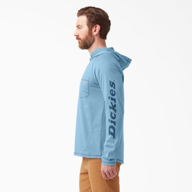 Dickies Cooling Performance Sun Shirt Albastri | TFZK3368