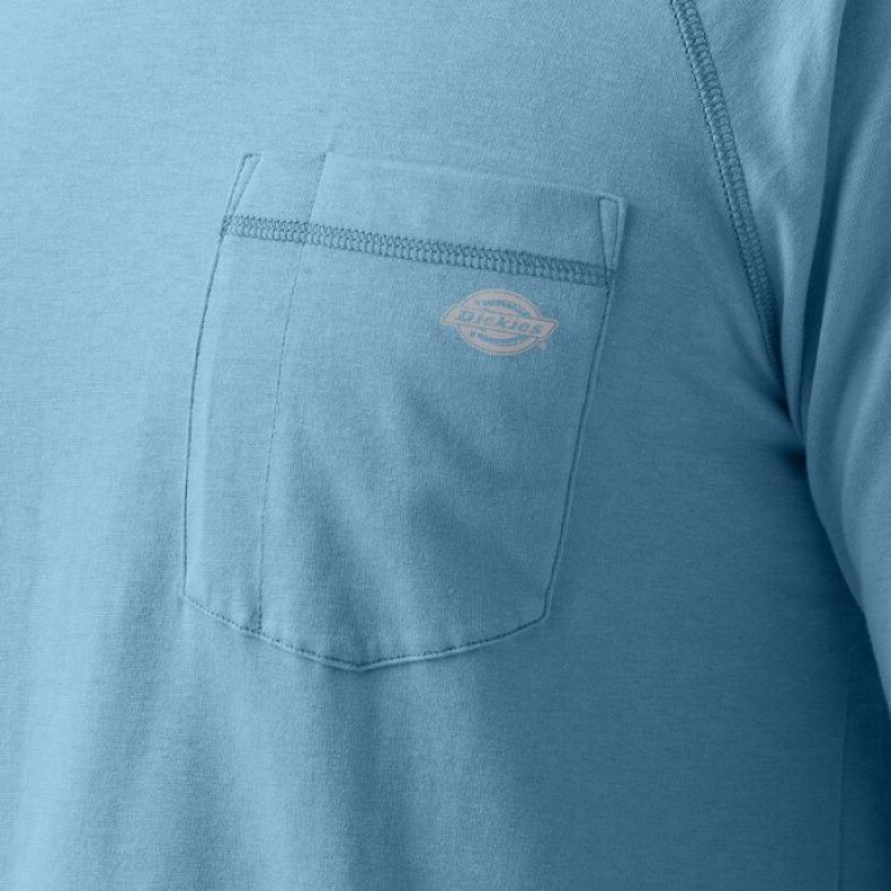 Dickies Cooling Performance Sun Shirt Albastri | TFZK3368