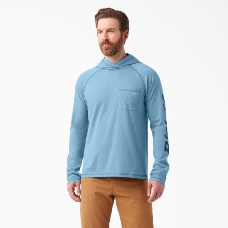 Dickies Cooling Performance Sun Shirt Albastri | TFZK3368