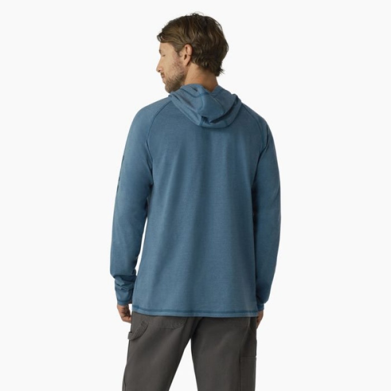 Dickies Cooling Performance Sun Shirt Albastri Inchis | XAUX8490