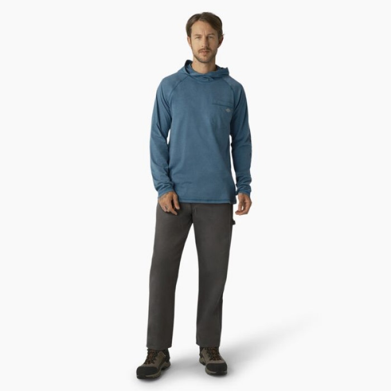 Dickies Cooling Performance Sun Shirt Albastri Inchis | XAUX8490