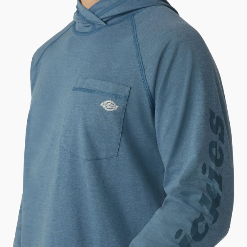 Dickies Cooling Performance Sun Shirt Albastri Inchis | XAUX8490