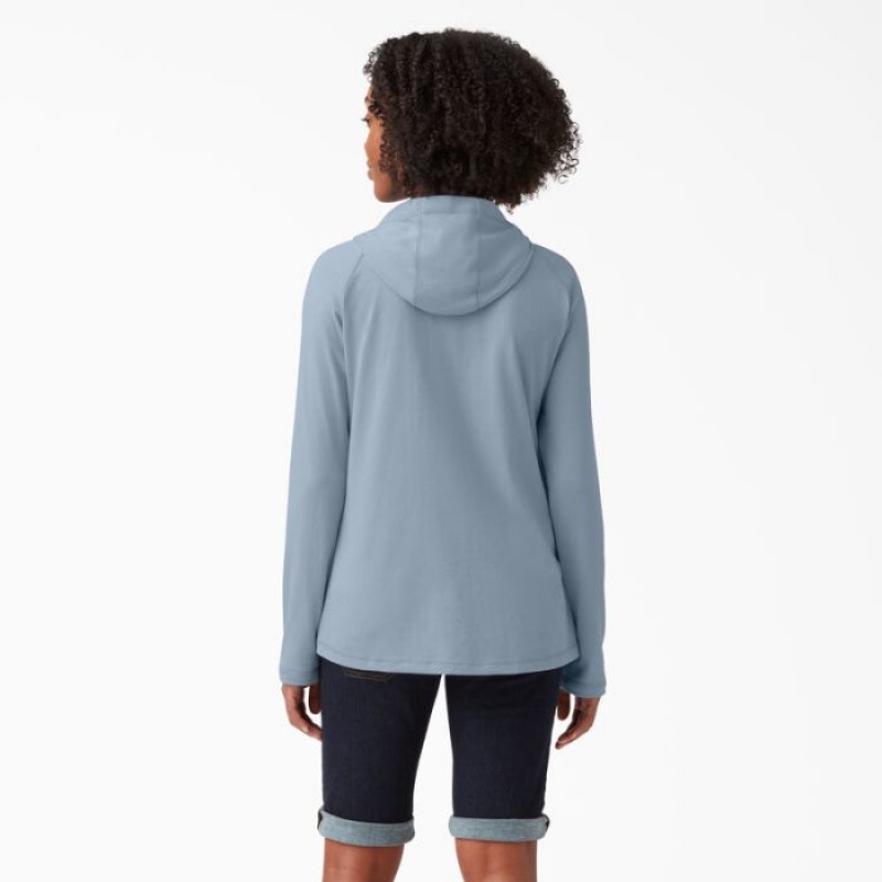 Dickies Cooling Performance Sun Shirt Albastri | ZKZX8206