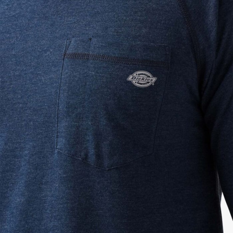 Dickies Cooling Performance Sun Shirt Bleumarin | GSXW5290
