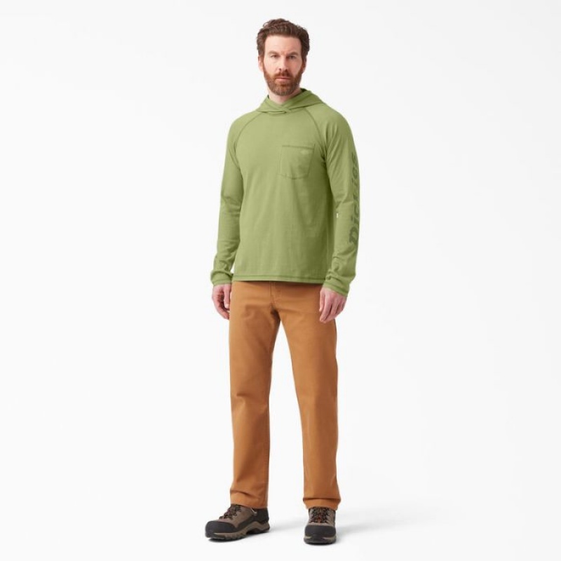 Dickies Cooling Performance Sun Shirt Fern | CQGT9599