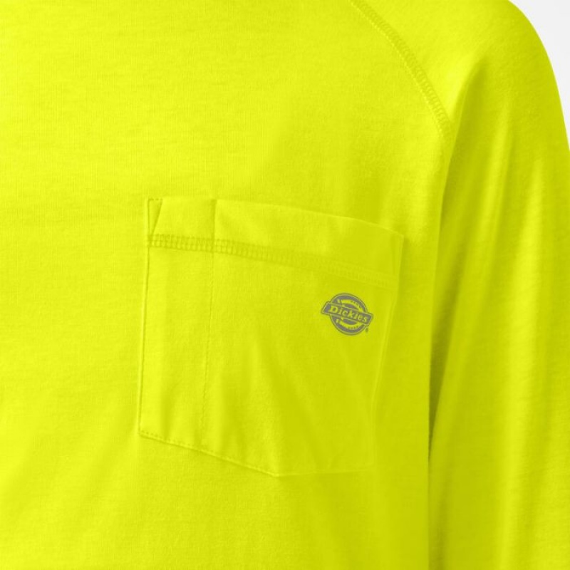 Dickies Cooling Performance Sun Shirt Galbeni Deschis | JFLK4936