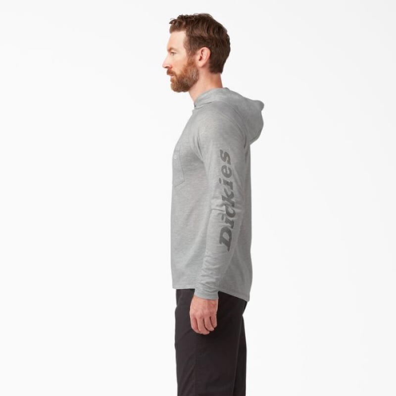 Dickies Cooling Performance Sun Shirt Gri | JPBU4599