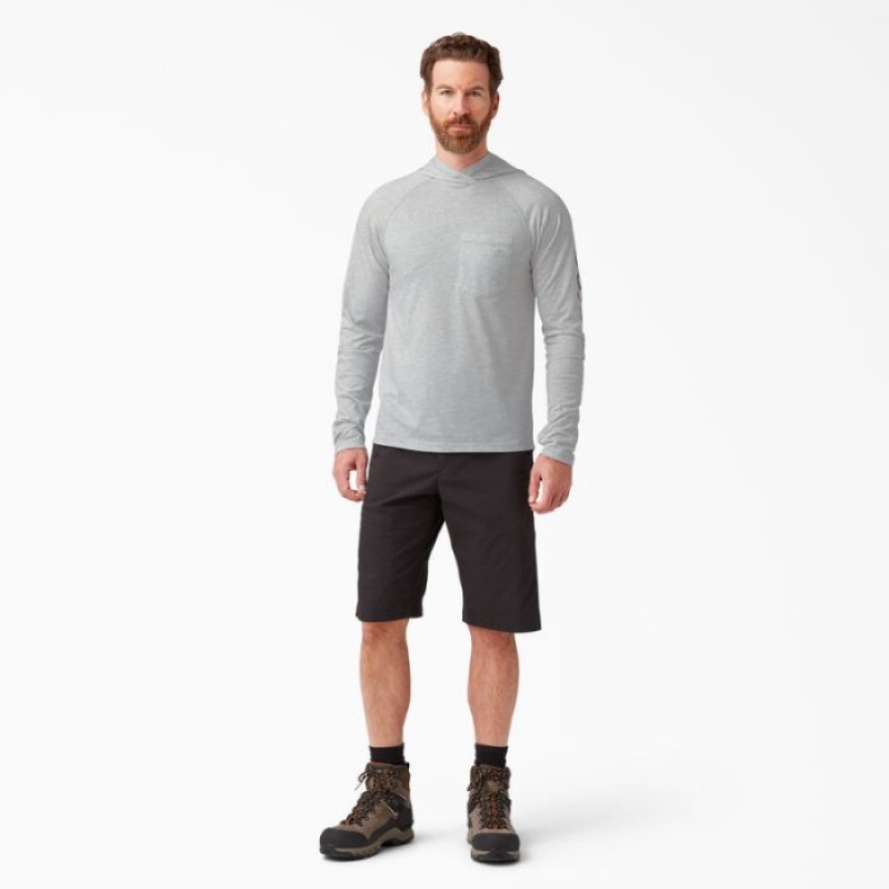 Dickies Cooling Performance Sun Shirt Gri | JPBU4599
