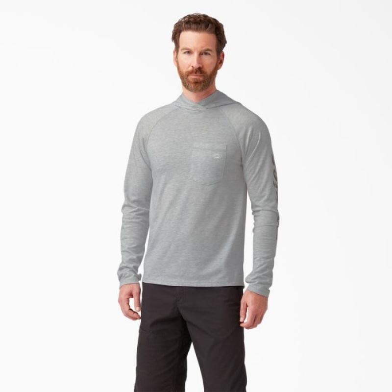 Dickies Cooling Performance Sun Shirt Gri | JPBU4599