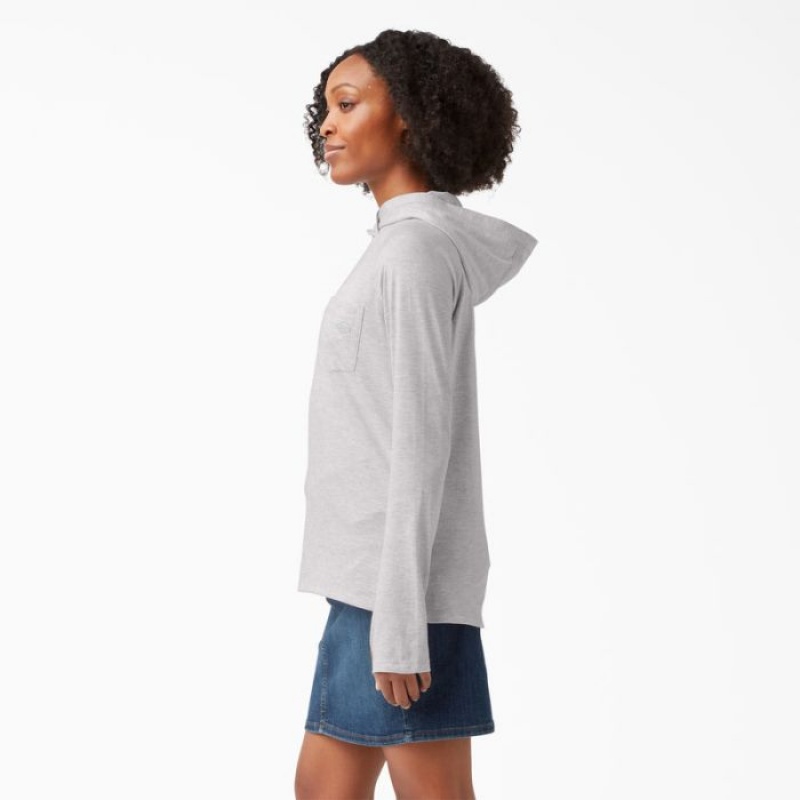 Dickies Cooling Performance Sun Shirt Gri | UNCM1990